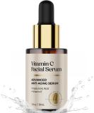 Vitamin C Face Serum - Anti-Aging & Brightening Facial Serum with Hyaluronic Acid & Vitamin E for Dark Spots Fine Lines & Wrinkles - 1 Fl Oz - Buy Online on GoSupps.com