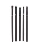 Buy MODA Pro 5pc Deluxe Eye Makeup Brush Kit - Shader Crease Detail Smudger & Liner Brushes (Black) - International Shipping Available - Buy Online on GoSupps.com