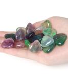 XIANNVXI 10 Pcs Fluorite Crystals Heart Gemstones Set - Reiki Crystal Beginners Gifts - Buy Online on GoSupps.com