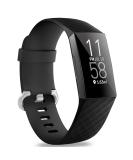 Waterproof Replacement Hamile Band for Fitbit Charge 4/3/3 SE - Large Black Fitness Sport Strap for Women & Men - Buy Online on GoSupps.com