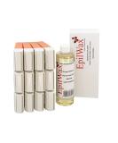 Buy Epilwax Refill Pack - 12 Honey Roll-On Cartridges 100 Fleece Strips & 250ml Argan Oil for Hair Removal | International Shipping - Buy Online on GoSupps.com