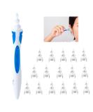 Upgraded 360 Spiral Silicone Ear Cleaner Kit - Ear Wax Remover with 16 Washable Heads for Kids & Adults - Best Ear Cleaning Solution - Buy Online on GoSupps.com