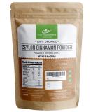Premium USDA Certified Organic Ceylon Cinnamon Powder from Sri Lanka - 8.8 oz (250g) - Buy Online on GoSupps.com