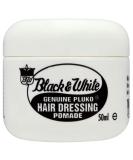 Black and White Genuine Pluko Hair Dressing Pomade (50ml) - Pack of 2 - Buy Online on GoSupps.com