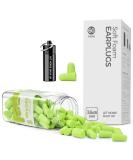Buy Ear Plugs for Sleeping - 60 Pairs Noise Protection Foam Earplugs 38 dB SNR - Super Soft & Comfortable for Snoring Concerts & Loud Noises - Grass Green - Buy Online on GoSupps.com