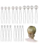 Buy Ityoos 18-Piece Wedding Pearl Hairpins | Bridal Beads Hair Accessories for Stunning Bridal Hairstyles - Buy Online on GoSupps.com