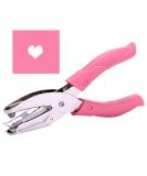 1 Pack 6.3 Inch Length 1/4 Inch Diameter of Heart Shape Hole Handheld Single Paper Hole Punch  Puncher with Pink Soft Thick Leather Cover(Heart 1/4 inch) - Buy Online on GoSupps.com
