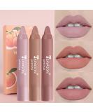 Premium 3pcs Lipstick Set - Waterproof Matte Lip Glaze Long-lasting Non-Stick Cup Colors Perfect Nude Shades for Stunning Lips - Buy Online on GoSupps.com
