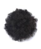 Coolbers Afro Puff Drawstring Ponytail - Synthetic Curly Chignon Hair Bun Extensions with Clips | Large 4 Size - Buy Online on GoSupps.com