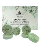Serenity Select Eucalyptus Shower Steamers - Organic Aromatherapy Bombs with Essential Oil for Stress Relief & Relaxation - 6 Vapor Tablets - Perfect Stocking Stuffer for Christmas & Hanukkah - Buy Online on GoSupps.com