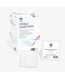 Buy Dr. Deutsch Sterile Gauze Pads 2"x2" - 100 Individually Packed 12-Ply Cotton Wound Dressings for First Aid & Home Care | Highly Absorbent & Ideal for International Shipping - Buy Online on GoSupps.com