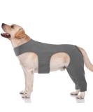 Buy Hjyokuso Dogebody After Op Suit - Wound Protection Bodysuit for Dogs | XL Gray | Anti-Licking E-Collar Alternative - Buy Online on GoSupps.com