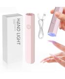 Buy UV Nail Lamp - Hand Held UV Light for Fast Curing Gel Nails - Mini DIY Nails (Pink) - International Shipping Available - Buy Online on GoSupps.com