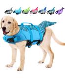 Emust Adjustable Dog Life Jacket - Small Medium & Large | Water Safety Gear for Pets - Buy Online on GoSupps.com