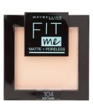 Maybelline Fit Me Powder Matt Anti-Pores 104 Soft Ivory - Buy Online Internationally - Buy Online on GoSupps.com