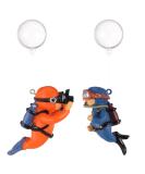 Dacitiery 2 pieces aquarium decoration floating fish playmates for aquariums sweet little divers aquarium decoration interesting aquarium accessories fish tank ornamental aquarium landscape - Buy Online on GoSupps.com