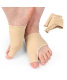 MxTimwan Hallux Valgus Socks - 2 Pairs for Toe Pain Relief | Beige Correction & Foot Comfort | Unisex Size L - Buy Online on GoSupps.com