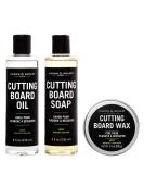 Caron & Doucet Ultimate Cutting Board Maintenance Kit | Oil Soap Wax for Perfect Care - International Shipping Available - Buy Online on GoSupps.com