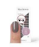 Original Miss Sophie Nail Foils - Cozy Cashmere | 24 Ultra-Thin Nail Polish Strips in Brown & Gray | Perfect for Finger & Toenails on All Nail Types - Buy Online on GoSupps.com