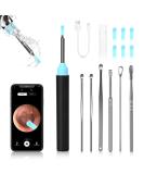 Upgraded Ear Wax Removal Kit - 1080P HD Camera Ear Cleaner with 6 Silicone Spoons | Safe & Effective Earwax Remover for iOS & Android - Buy Online on GoSupps.com