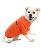 Hualisiji Large Dog Fleece Sweater | Warm Lightweight & Soft | Easy to Wear in Orange (S) - Buy Online on GoSupps.com