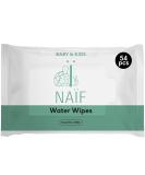Na f Plastic-free wet wipes 54 pieces (1 x 54 pieces) - For baby bottom body and face - Natural ingredients - Buy Online on GoSupps.com