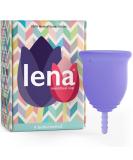 Lena Cup Reusable Menstrual Cup - Purple Large| Experienced and Advanced Cup Users | Tampon Pad and Period Disc Alternative | Feminine Care Hygiene Products Large Classic Purple - Buy Online on GoSupps.com