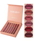 6Pcs Matte Liquid Lipstick Set - Long Lasting High Pigmented Waterproof Makeup Gift Set for Women | Perfect for Girls - Buy Online on GoSupps.com