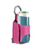 Beautyflier Asthma Inhaler Holder - PU Leather Travel Handy Holder for Adults and Kids (Light Rose Red) - Buy Online on GoSupps.com