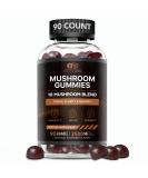 Effective Nutra Mushroom Gummies 10 Blend - Mushroom Complex 2500mg - Mushroom Supplement for Men & Women - Brain Booster, Immune Support, Energy - Great Alternative to Mushroom Powder & Capsules 90ct 90 Count (Pack of 1) - Buy Online on GoSupps.com