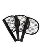 3pcs Black Ponytail Lace Hair Nets - Perfect for Making Ponytail Hair Extensions - Buy Online on GoSupps.com