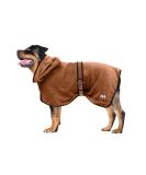 Buy Bella & Balu Microfiber Dog Bathrobe | Absorbent Dog Towel for Bathing & Swimming | M Blue - Puppy Love L Brown | International Shipping Available - Buy Online on GoSupps.com