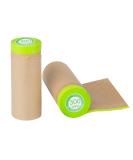 Pre-Taped Masking Paper for Painting - 12x50' - 2 Rolls | Painters Paper for Skirting, Frames, Cars | Adhesive Protective Paper Roll - Buy Online on GoSupps.com