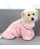 Fast-Drying Microfiber Dog Bathing Towel for Small & Medium Dogs - Soft & Absorbent Pet Accessories (Size S Pink) | Befitery - Buy Online on GoSupps.com