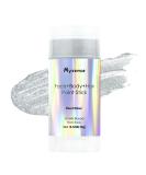 Mysense Pearl Silver Face & Body Paint Stick - Non-toxic Water Based Metallic Makeup for Halloween & Cosplay - 0.5oz - Buy Online on GoSupps.com