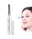 Buy Heated Eyelash Curlers - Rechargeable Electric Curler with USB-C for 24-Hour Lasting Curls | Perfect Makeup Tool Gift for Girlfriend & Mother (White - Buy Online on GoSupps.com