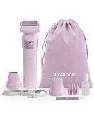 Uniono all-in-one women razor electrical kit ladyshaver electrical with LED light for intimate area body bikini razor wet and dry USB charging light pink - Buy Online on GoSupps.com