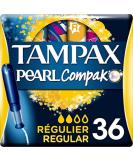 Tampax Compak Pearl Regular Tampons with Applicator | 36 Pieces - Best Comfort Protection & Discretion - Buy Online on GoSupps.com
