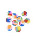 Towashine 10Pcs Small Assorted Color Kitty Yarn Puffs Cat Toys - 1.37 Diameter - Buy Online on GoSupps.com