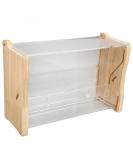 Buy Tnfeeon Automatic Chicken Feed Dispenser - Large Capacity Clear Acrylic Feed Box for Budgies Quails & Nymphics - International Shipping Available - Buy Online on GoSupps.com