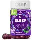 OLLY Sleep Melatonin Gummies - All Natural, 70 Count for Restful Sleep - Buy Online on GoSupps.com