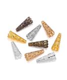 50pcs Multicolor Bugle Cone Bead Caps Crystal Pendant End Caps for DIY Jewelry Making Supplies - Buy Online on GoSupps.com