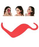 Stencil for Makeup Brushes Set  Face Make Up Stencils Nose Eyebrow Cheekbone Contour Stencils for Various Face Shapes(red) - Buy Online on GoSupps.com