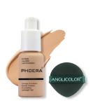 PHOERA Face Foundation Liquid Foundation Foundation Full Coverage Long Lasting Perfect 30ml Matte Oil-Control Concealer 6 Colors Optional Great Choice and Gift (#104 Buff Beige 30ml) 30 ml (Pack of 1) #104 Buff Beige - Buy Online on GoSupps.com