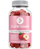 Flat Tummy Apple Cider Vinegar Gummies, 60 Count – Boost Energy, Detox & Support Gut Health – Vegan, Non-GMO – ACV Gummies with Mother - Made with Apples, Beetroot, Vitamin B9, Vitamin B12, Superfoods - Buy Online on GoSupps.com