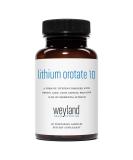 Weyland Brain Nutrition: Lithium Orotate 10mg (1 Bottle) 60 Vegetarian Capsules Lithium Supplement Supports Healthy Mood Behavior Memory and Wellness 60 Count (Pack of 1) - Buy Online on GoSupps.com