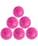 Reusable Dryer Balls - Anti-Static Fabric Softener 6 Pack (Pink) | Eco-Friendly Laundry Solution | Ship Internationally - Buy Online on GoSupps.com
