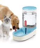 PHABULS Automatic Cat Feeder & Dog Water Dispenser 3.8L - Double Bowl Design - Small & Big Pets - Blue - Buy Online on GoSupps.com