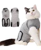 DogLemi Cat Recovery Suit | Professional After Surgery Wear for Abdominal Wounds, Skin Diseases | Soft Comfort | Cone Alternative for Small Medium Cats and Kittens - Buy Online on GoSupps.com