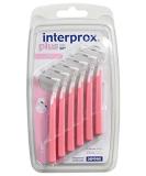 3x Interprox plus interdental brushes pink nano 6-pack (3x 6-pack) - Buy Online on GoSupps.com